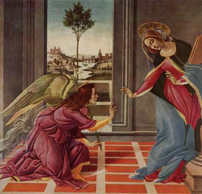 Botticelli: 'L'annunciazione'