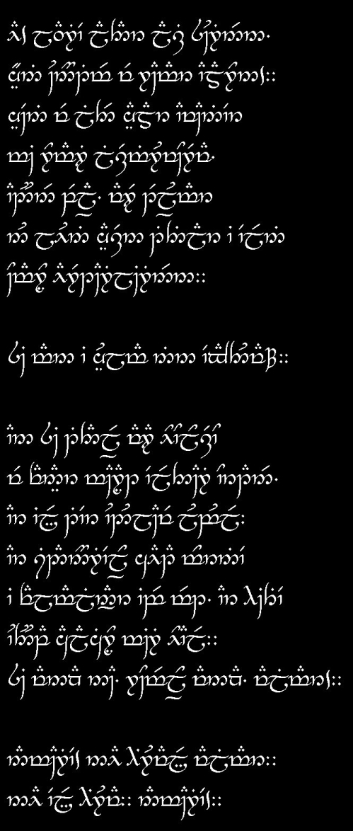 Namárië [fonts by Helena Tepli]
